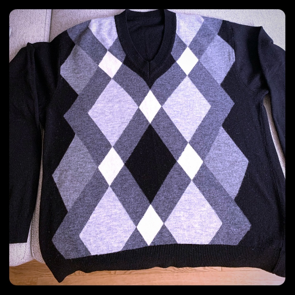 M&S Argyle V-Neck Sweater From ASOS